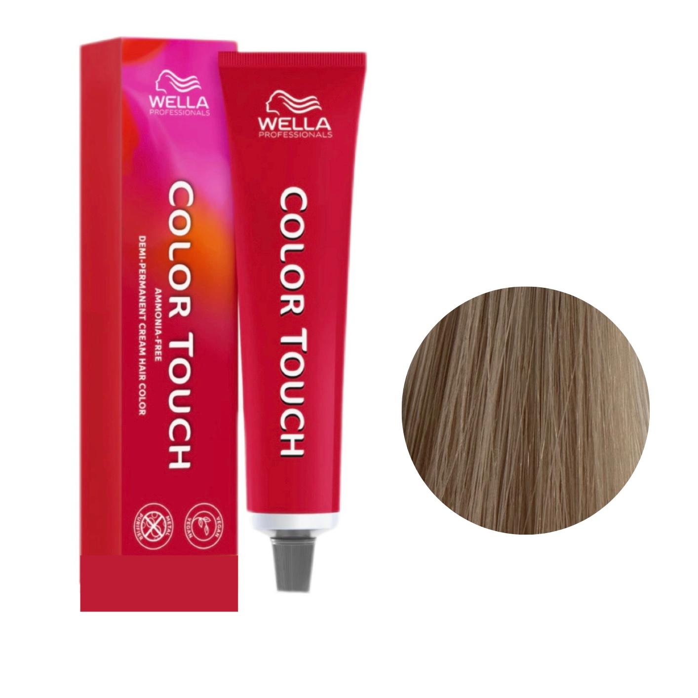 Colore Per Capelli Senza Ammoniaca Color Touch N. 9/96 Biondo Chiarissimo Cendrè Violetto Wella Professionals 60ml