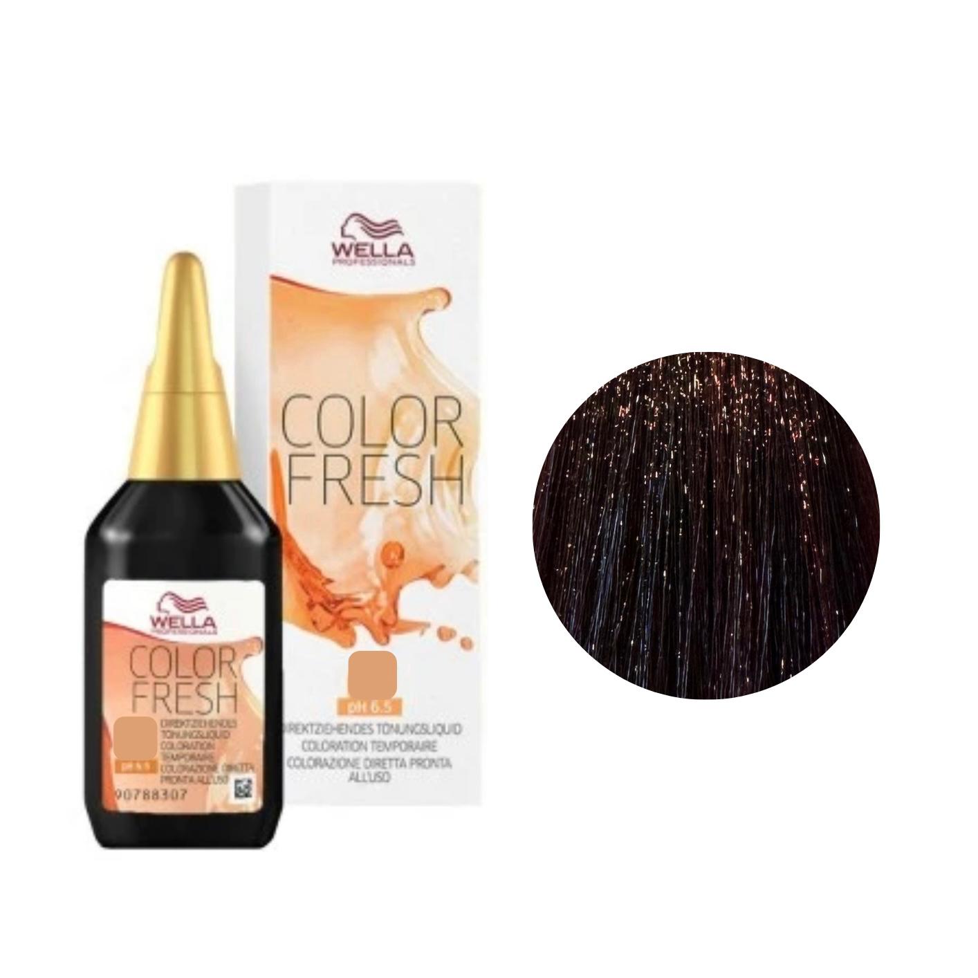 Riflessante Capelli N.5/56 Castano Chiaro Mogano Violetto Color Fresh Wella Professionals 75ml