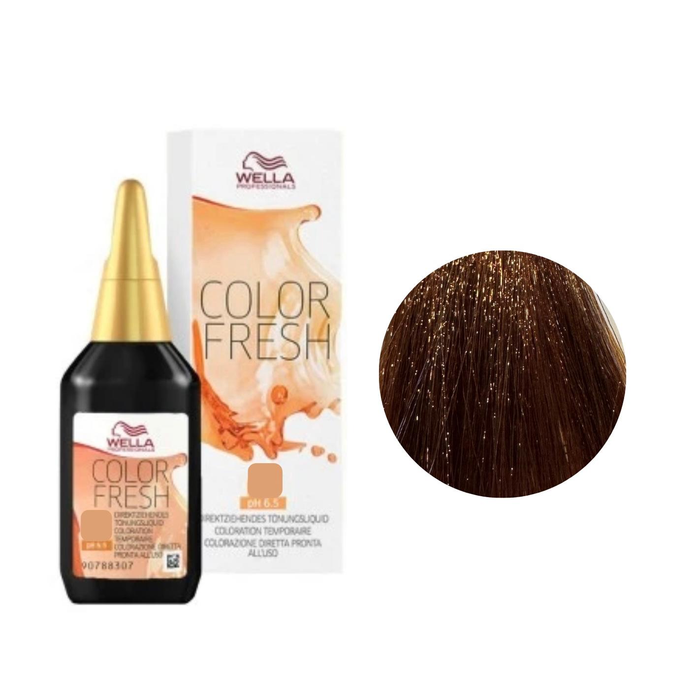 Riflessante Capelli N. 7/47 Biondo Medio Rame Sabbia Color Fresh Wella Professionals 75ml