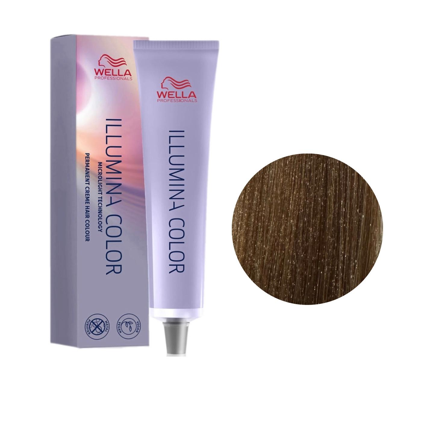 Colore Capelli N. 7/3 Biondo Medio Dorato Illumina Color Wella Professionals 60ml