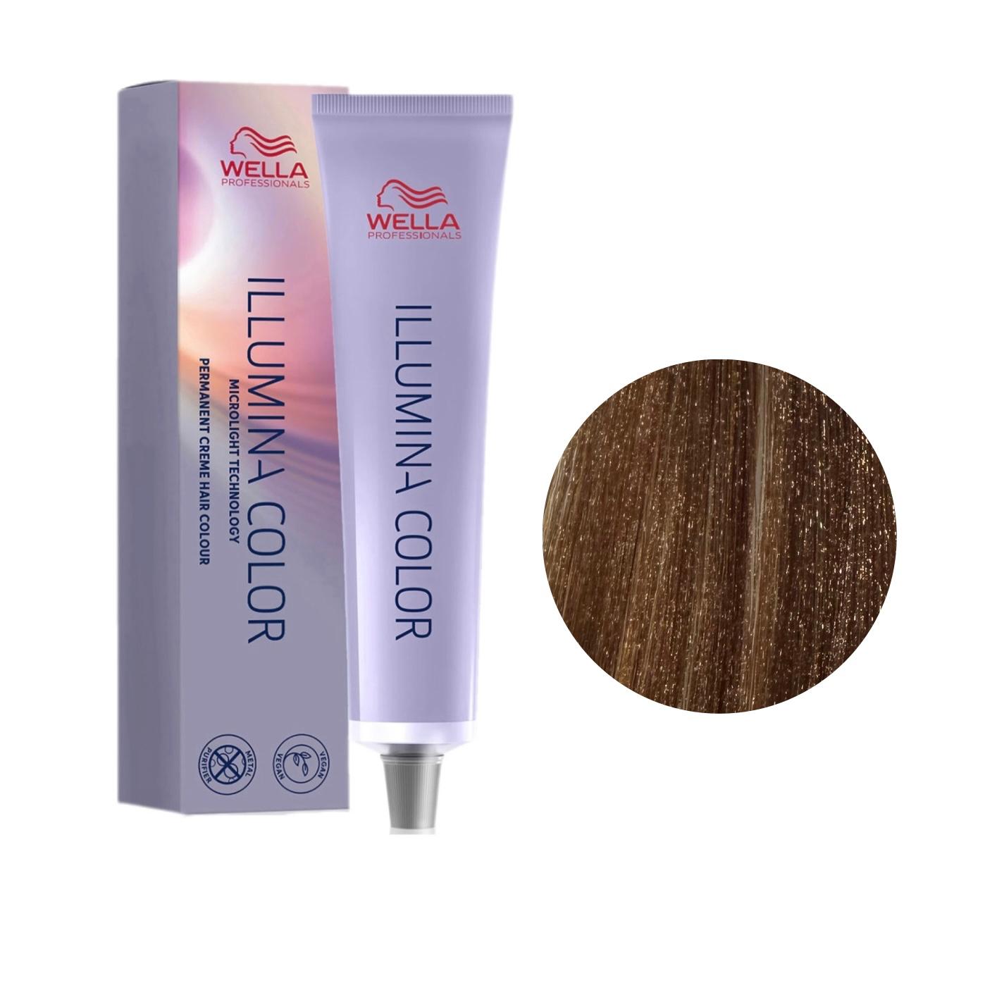Colore Capelli N. 7/35 Biondo Medio Oro Mogano Illumina Color Wella Professionals 60ml