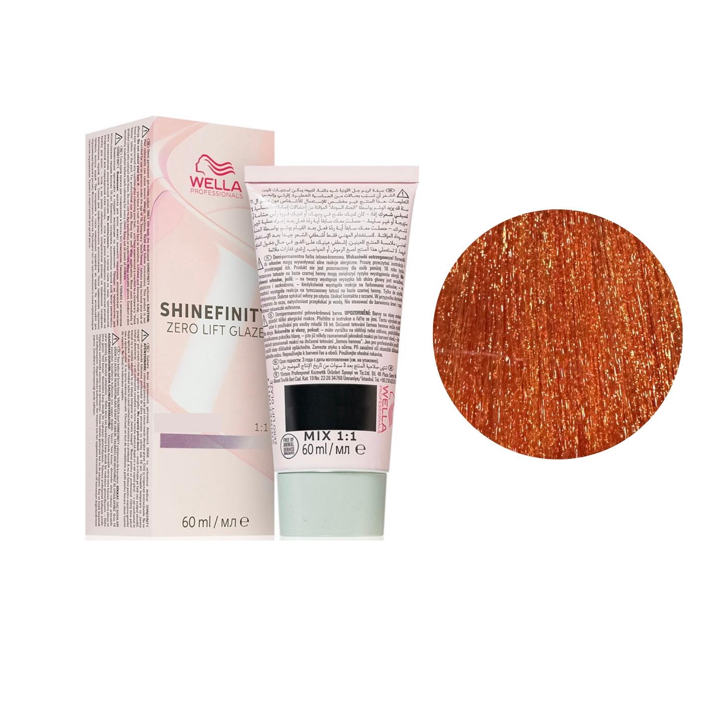 Riflessante Capelli Shinefinity N. 06/43 Biondo Scuro Rame Dorato Wella Professionals