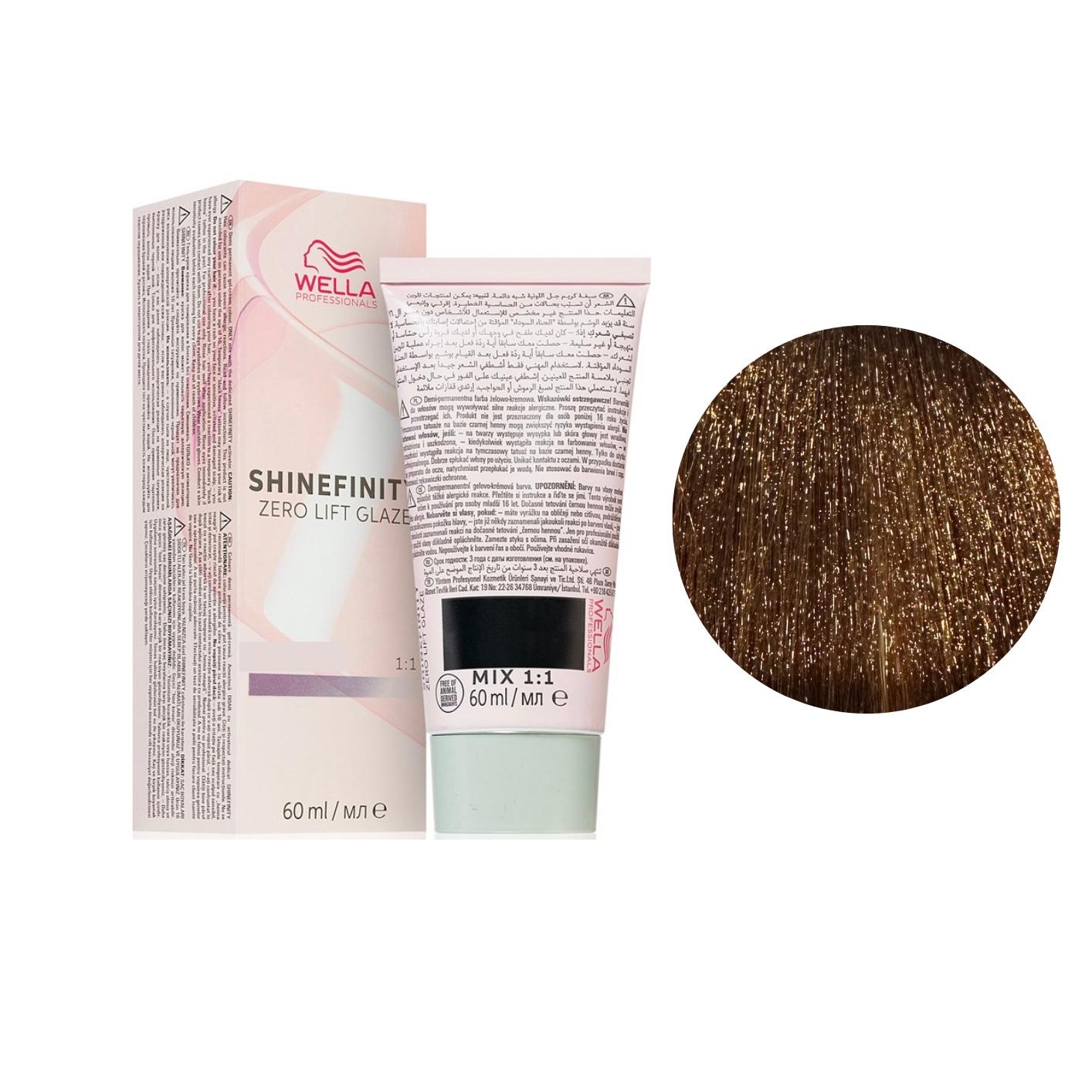 Riflessante Capelli Shinefinity N. 06/73 Biondo Scuro Sabbia Dorato Wella Professionals
