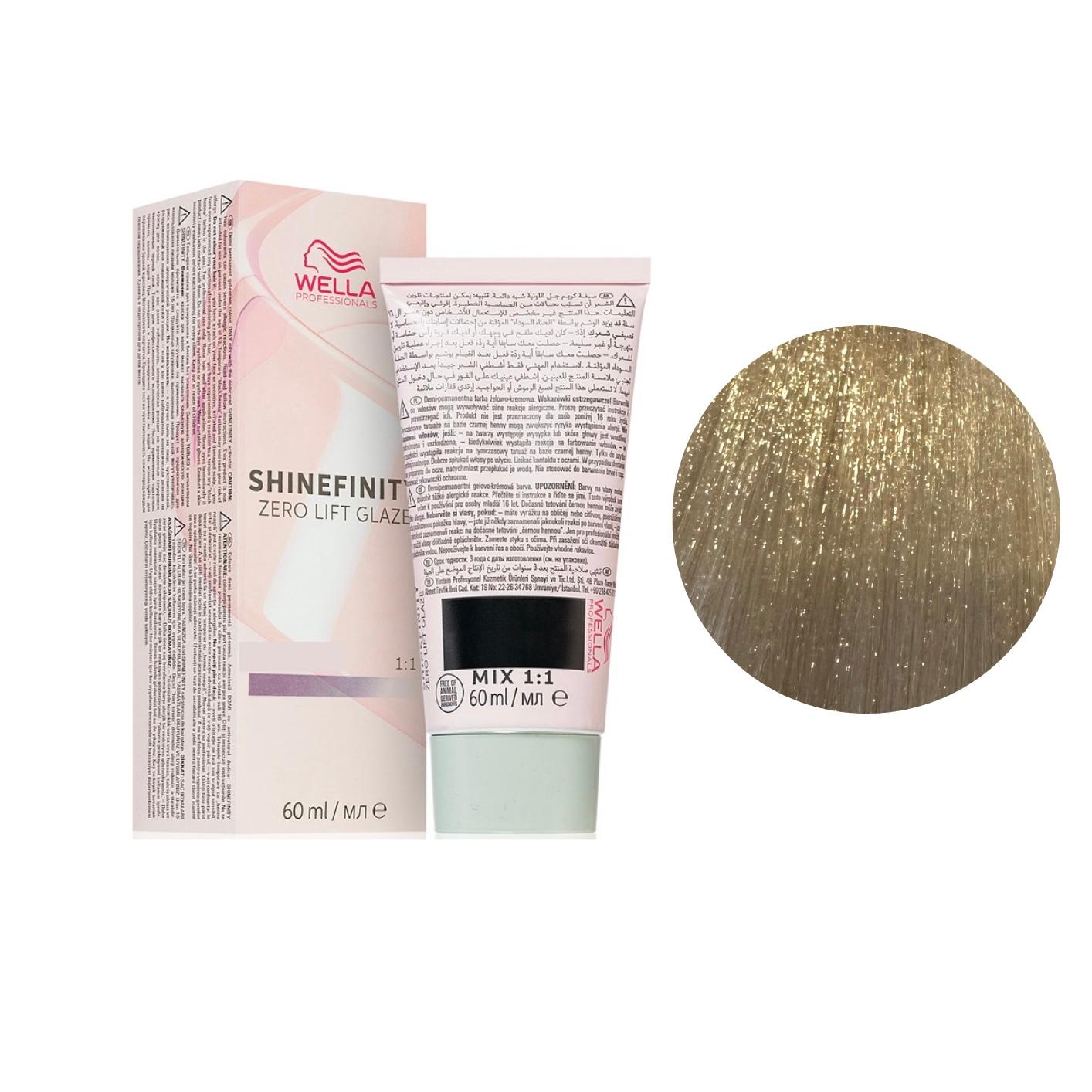 Riflessante Capelli Shinefinity N. 09/36 Biondo Chiarissimo Dorato Violetto Wella Professionals